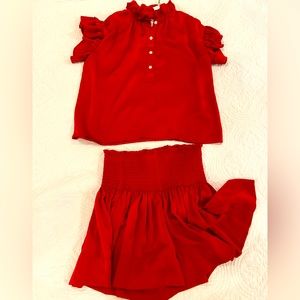 KOCH pixie top and Erica skirt.